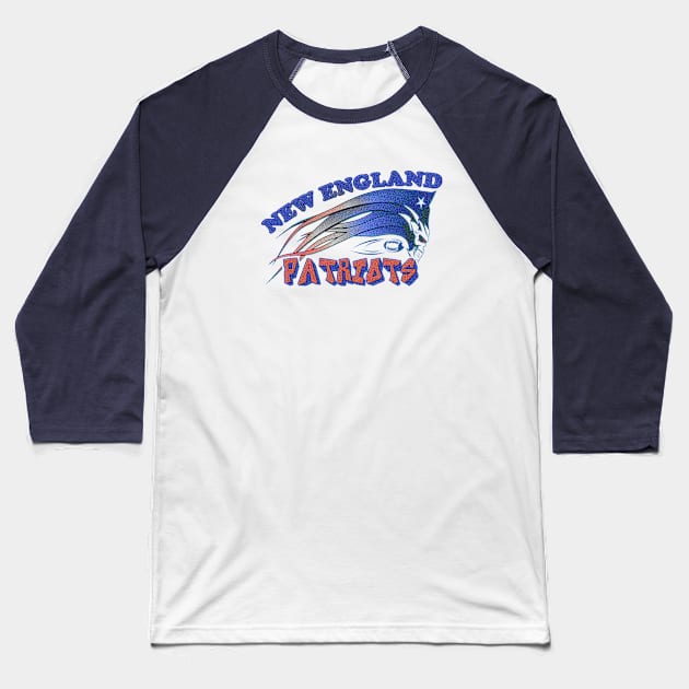 new england patriots Baseball T-Shirt by nowsadmahi